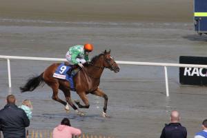 Nearing the wire, racing at Laytown